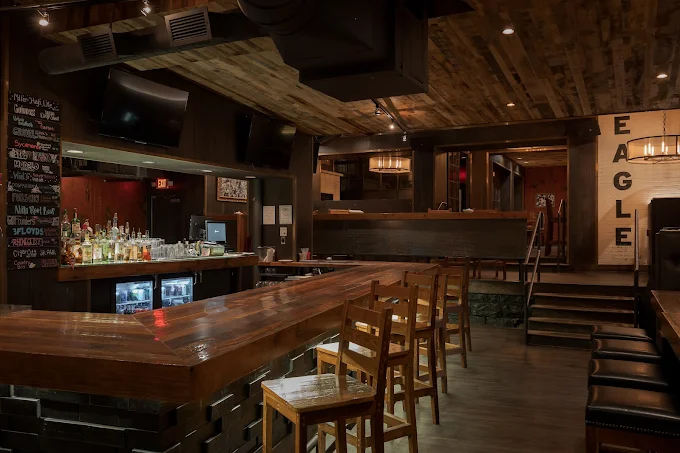 The Eagle Louisville bar and dining room